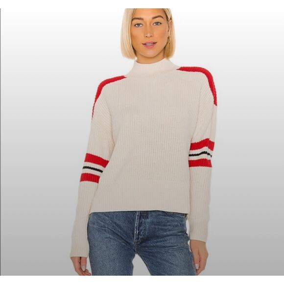 Sanctuary Speedway Sweater in Moonstone Party Red Size Large. NWOT - Picture 2 of 9